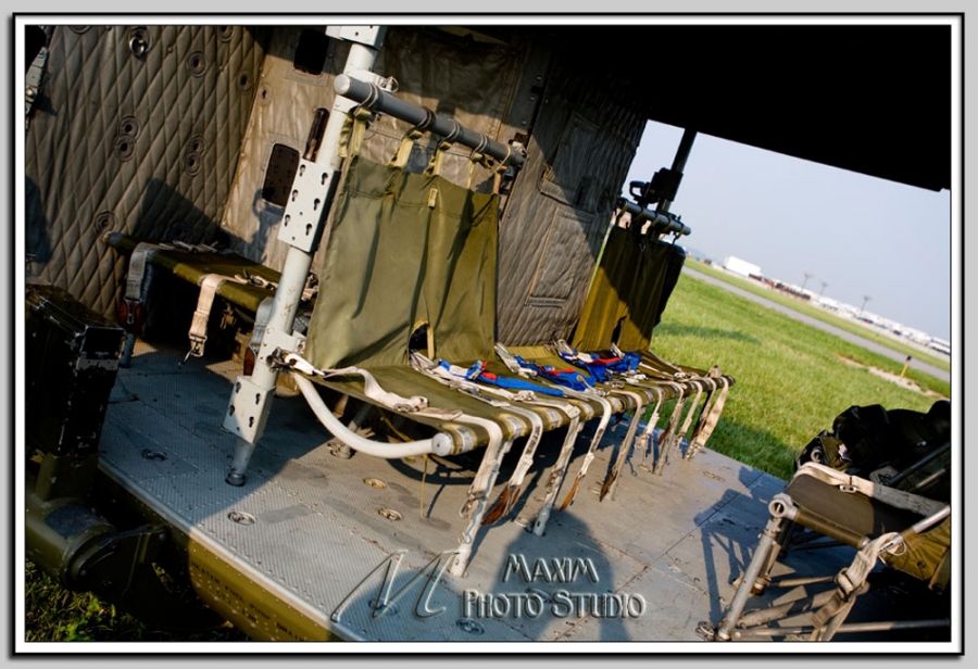 Seats provided minimal comfort, but maximum safety.