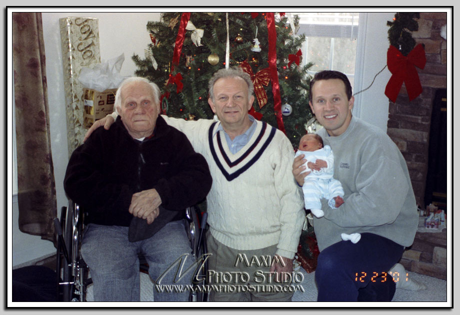 Four generations of Surikov men