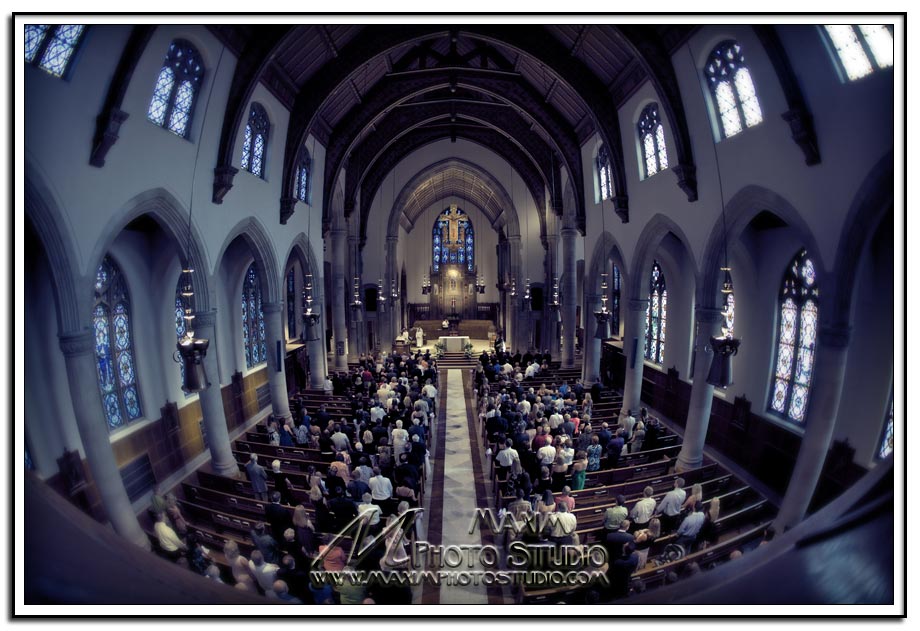 St. Mary's in fisheye St. Mary's in fisheye